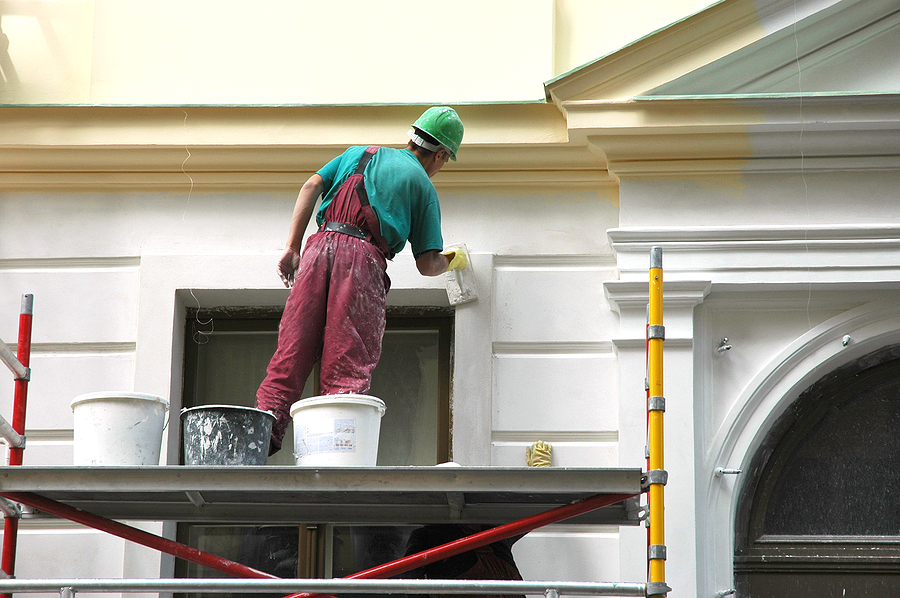 Exterior surface restoration and repainting