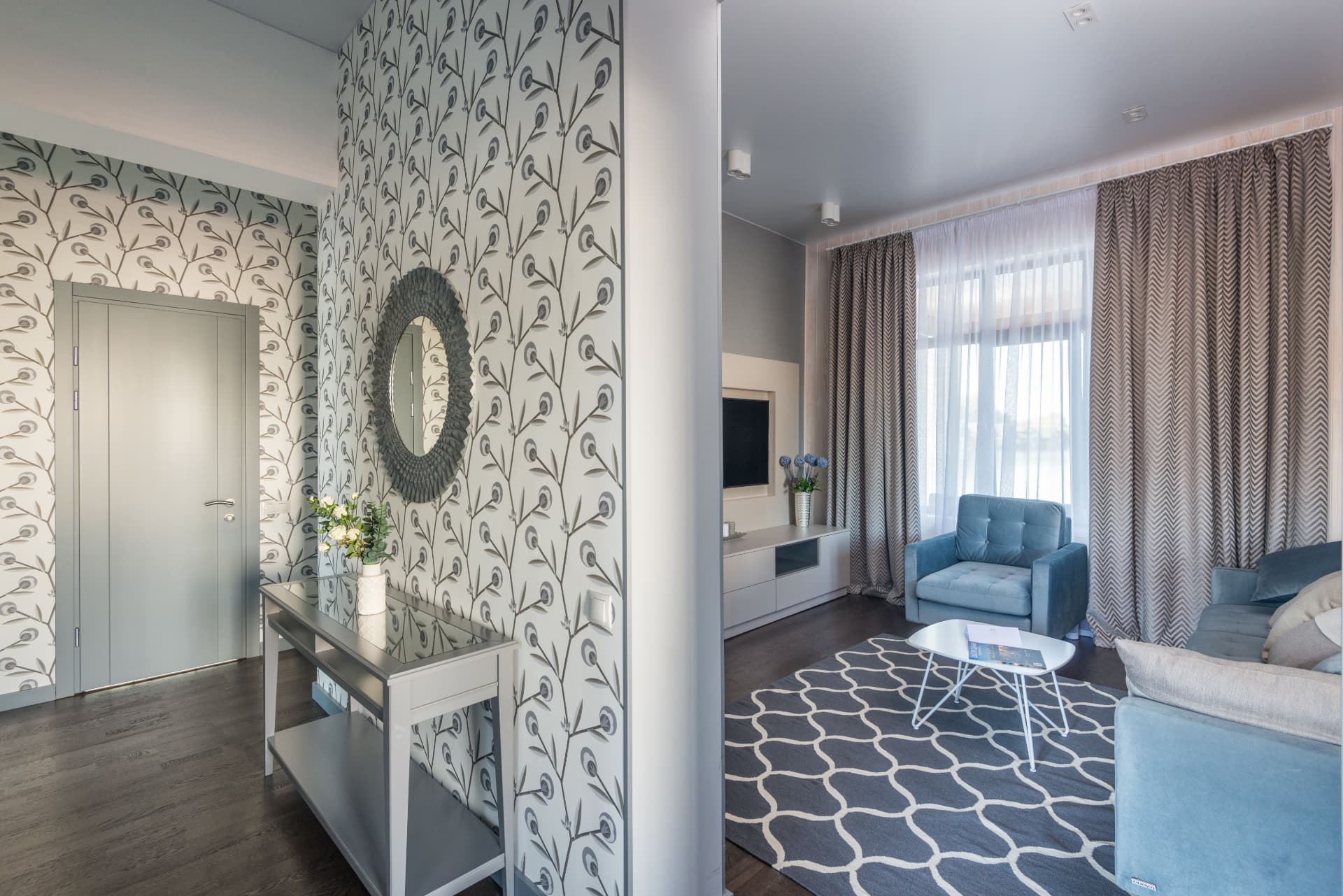 Designer wallpaper installation